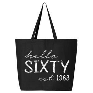 Wo Est. 1963 - 60th Birthday 25L Jumbo Tote