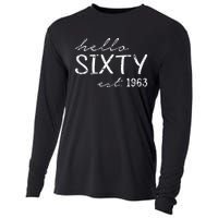 WoM.e.ns Est. 1963 - 60th Birthday Cooling Performance Long Sleeve Crew