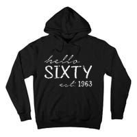 WoM.e.ns Est. 1963 - 60th Birthday Tall Hoodie