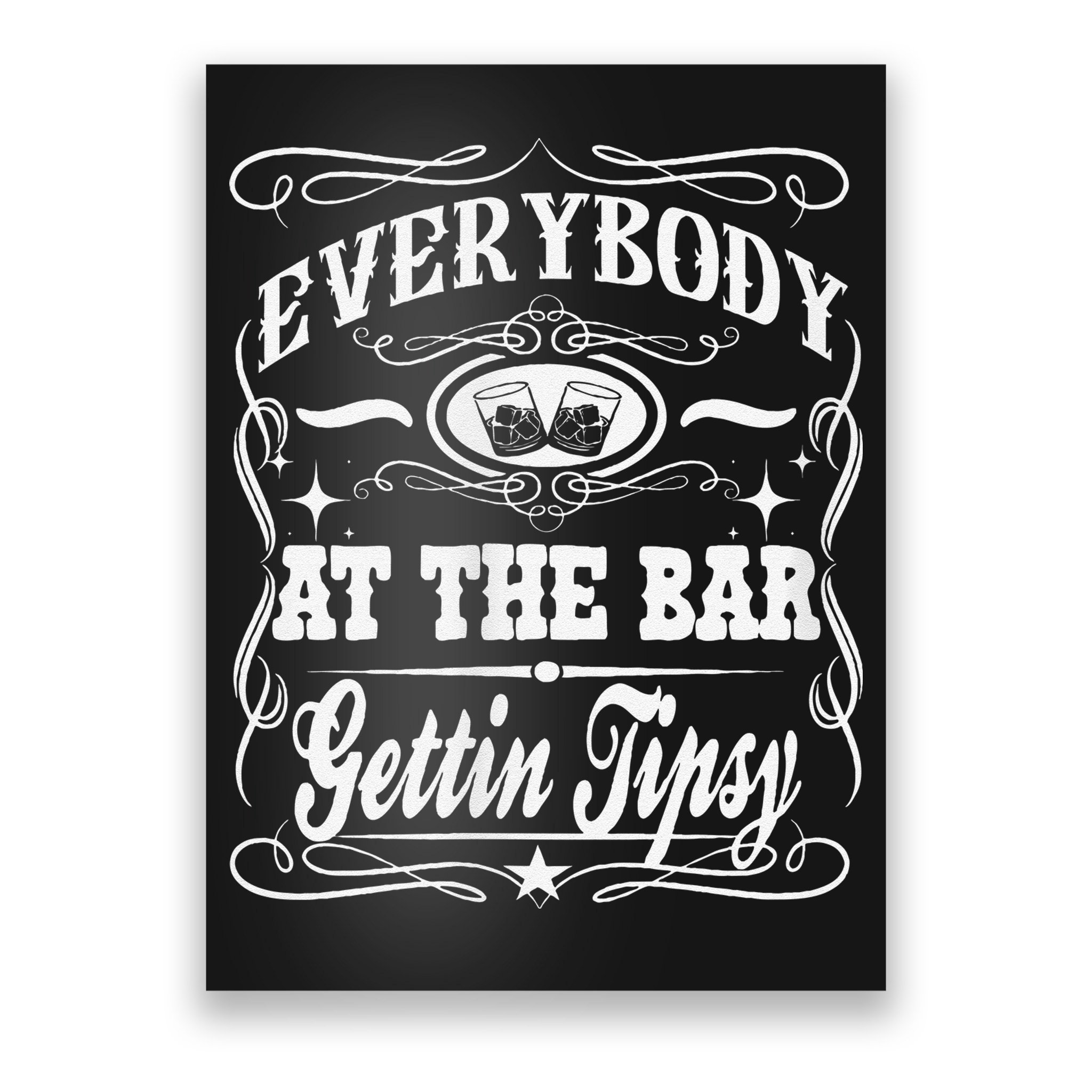 Women Everybody At The Bar Getting Tipsy Double Gift Poster