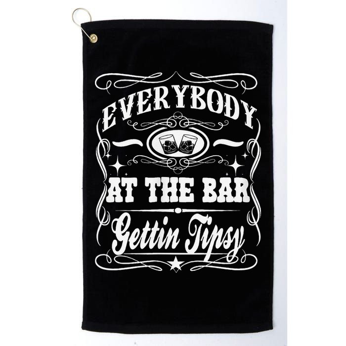 Women Everybody At The Bar Getting Tipsy Double Gift Golf Towel