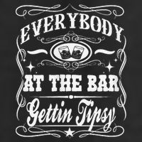 Women Everybody At The Bar Getting Tipsy Double Gift Golf Towel