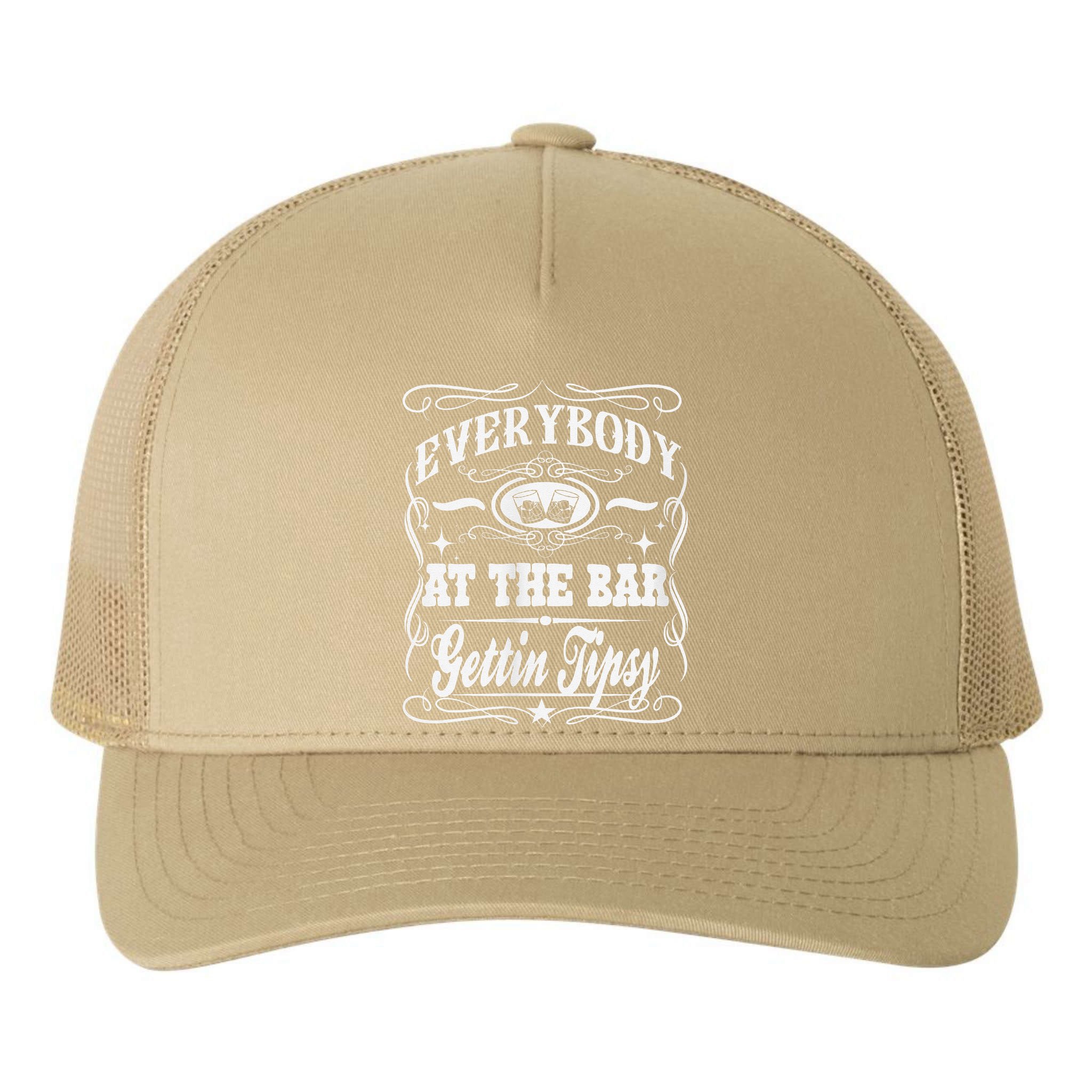 Women Everybody At The Bar Getting Tipsy Double Gift Yupoong Adult 5-Panel Trucker Hat