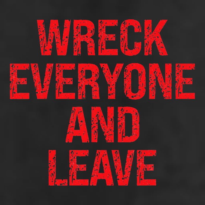 Wreck Everyone And Leave Wrestling Match Adult Drive Performance Visor