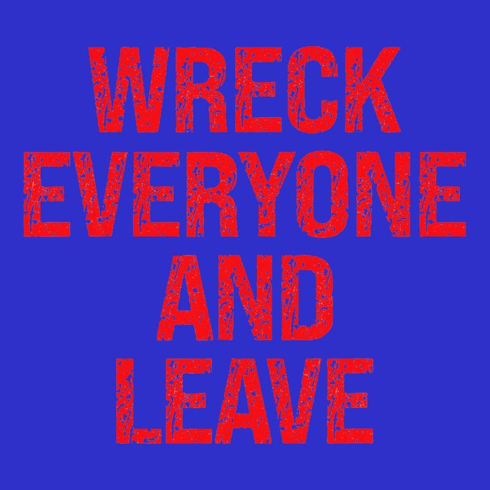 Wreck Everyone And Leave Wrestling Match Sustainable Beanie