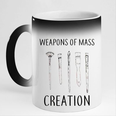 Weapons Of Mass Creation 11oz Black Color Changing Mug