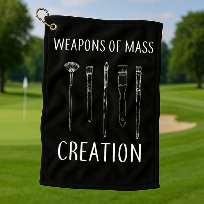 Weapons Of Mass Creation Golf Towel