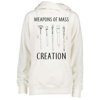 Weapons Of Mass Creation Womens Funnel Neck Pullover Hood