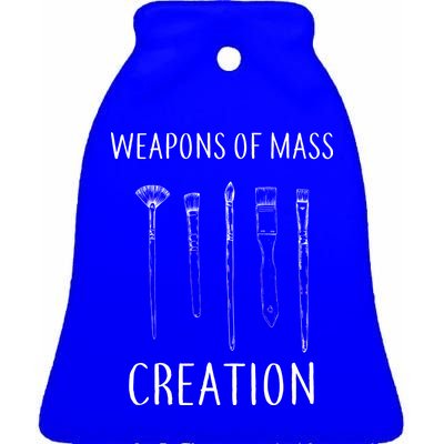 Weapons Of Mass Creation Ceramic Bell Ornament