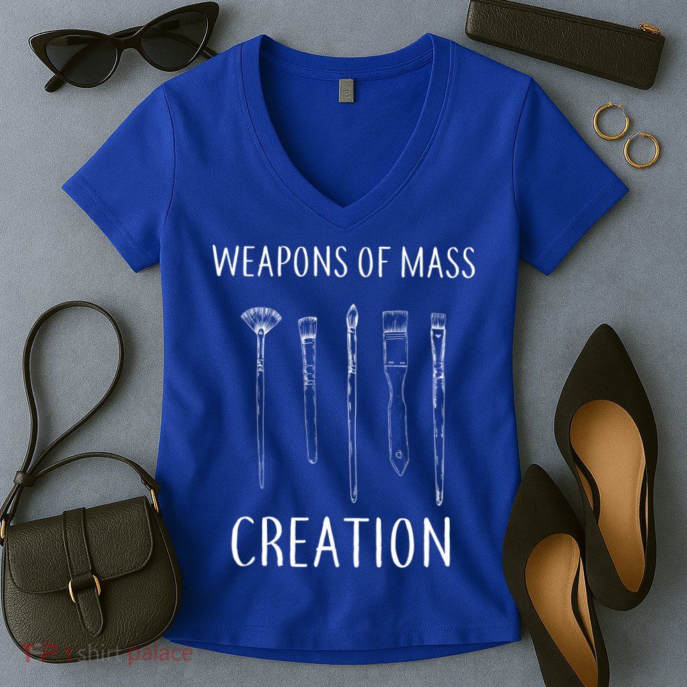 Weapons Of Mass Creation Women's V-Neck T-Shirt