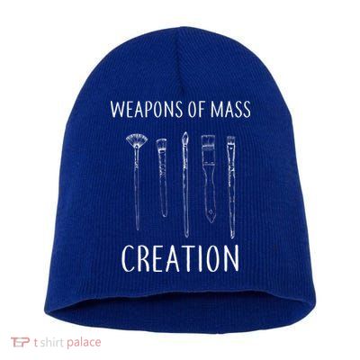 Weapons Of Mass Creation Short Acrylic Beanie