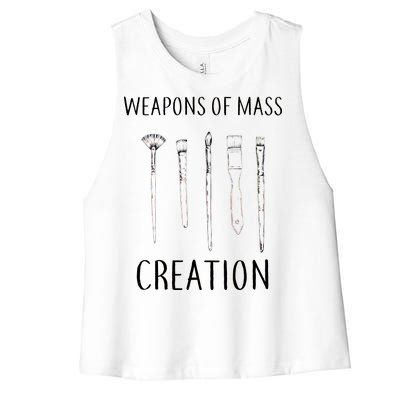 Weapons Of Mass Creation Women's Racerback Cropped Tank