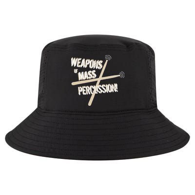 Weapons Of Mass Percussion Funny Drum Drummer Music Band  Cool Comfort Performance Bucket Hat