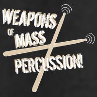 Weapons Of Mass Percussion Funny Drum Drummer Music Band  Adult Drive Performance Visor