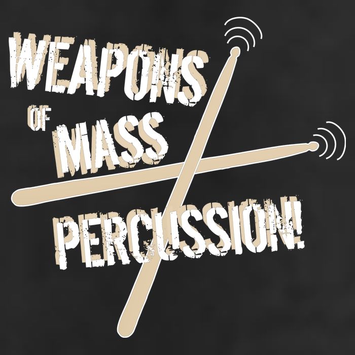 Weapons Of Mass Percussion Funny Drum Drummer Music Band  Adult Drive Performance Visor