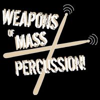 Weapons Of Mass Percussion Funny Drum Drummer Music Band  Women's V-Neck T-Shirt