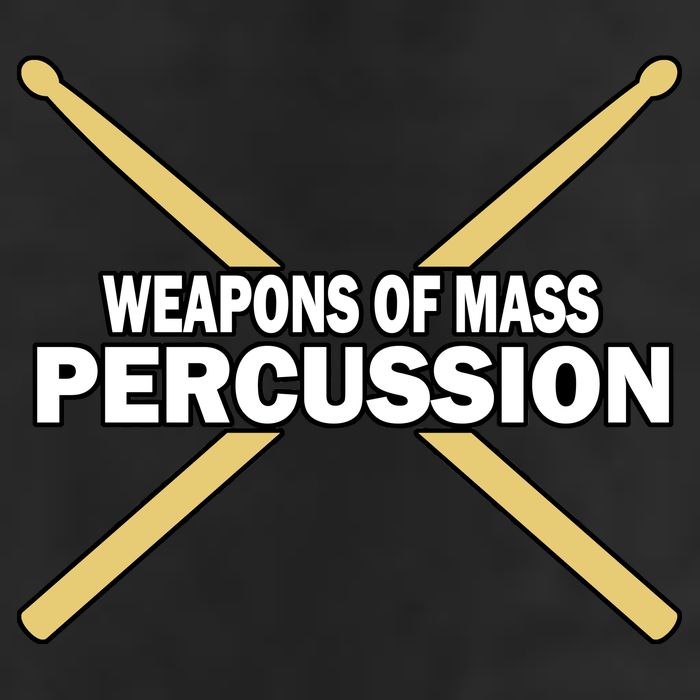 Weapons of Mass Percussion Funny Drummer Cool Comfort Performance Bucket Hat