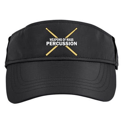 Weapons of Mass Percussion Funny Drummer Adult Drive Performance Visor