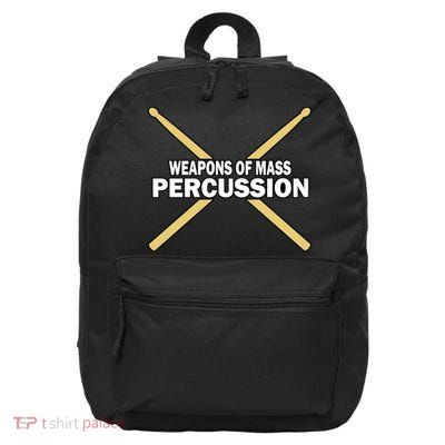 Weapons of Mass Percussion Funny Drummer 16 in Basic Backpack