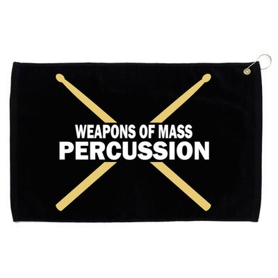 Weapons of Mass Percussion Funny Drummer Grommeted Golf Towel