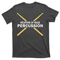 Weapons of Mass Percussion Funny Drummer T-Shirt