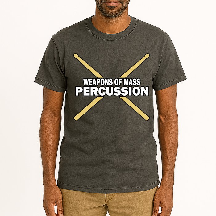 Weapons of Mass Percussion Funny Drummer Tall T-Shirt