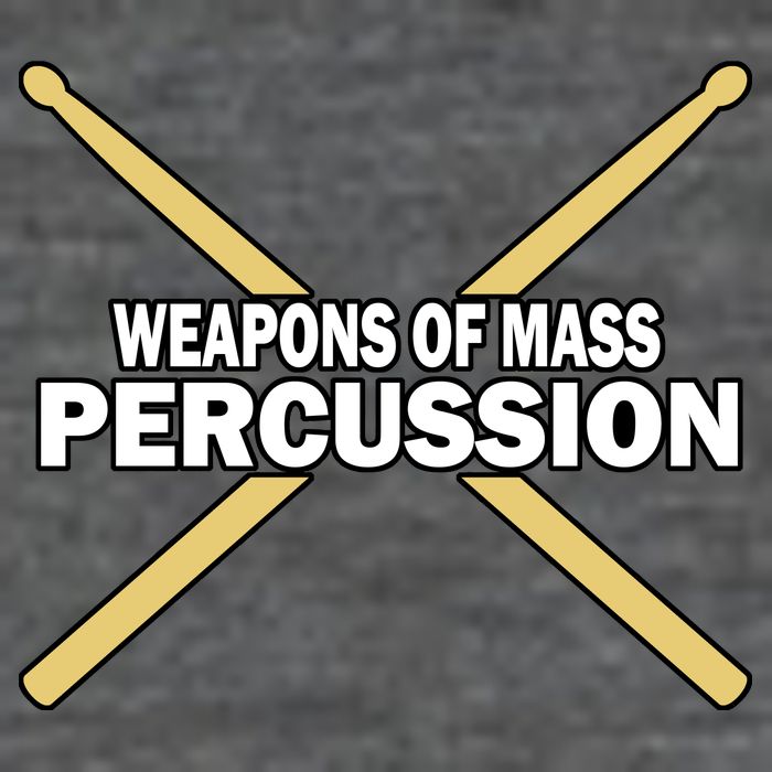 Weapons of Mass Percussion Funny Drummer Tall T-Shirt