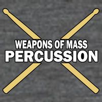 Weapons of Mass Percussion Funny Drummer Flatbill Hat