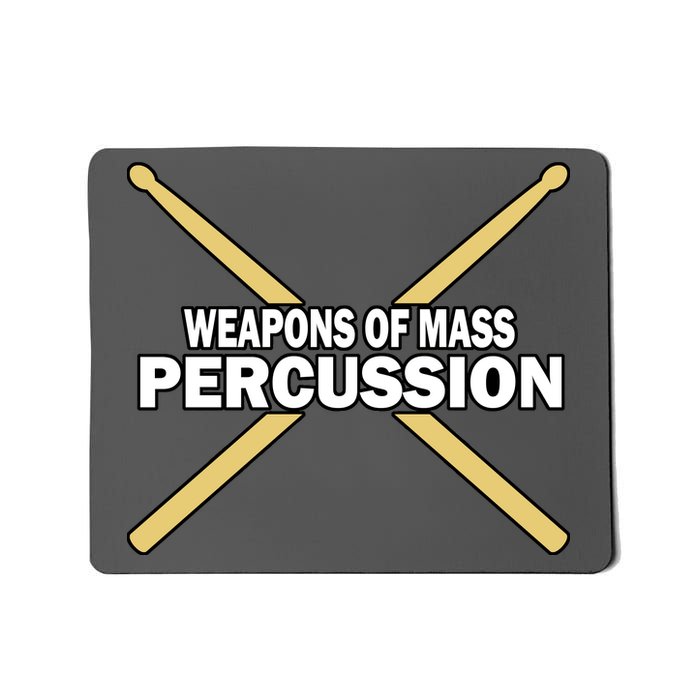 Weapons of Mass Percussion Funny Drummer Mousepad