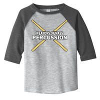 Weapons of Mass Percussion Funny Drummer Toddler Fine Jersey T-Shirt