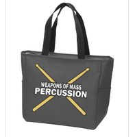 Weapons of Mass Percussion Funny Drummer Zip Tote Bag