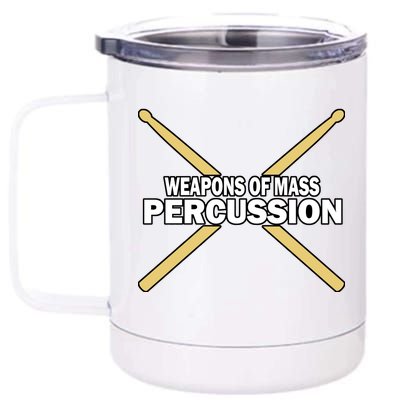 Weapons of Mass Percussion Funny Drummer 12 oz Stainless Steel Tumbler Cup