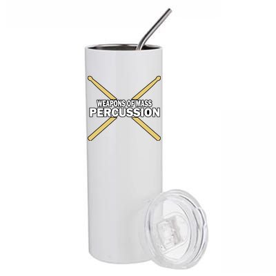 Weapons of Mass Percussion Funny Drummer Stainless Steel Tumbler