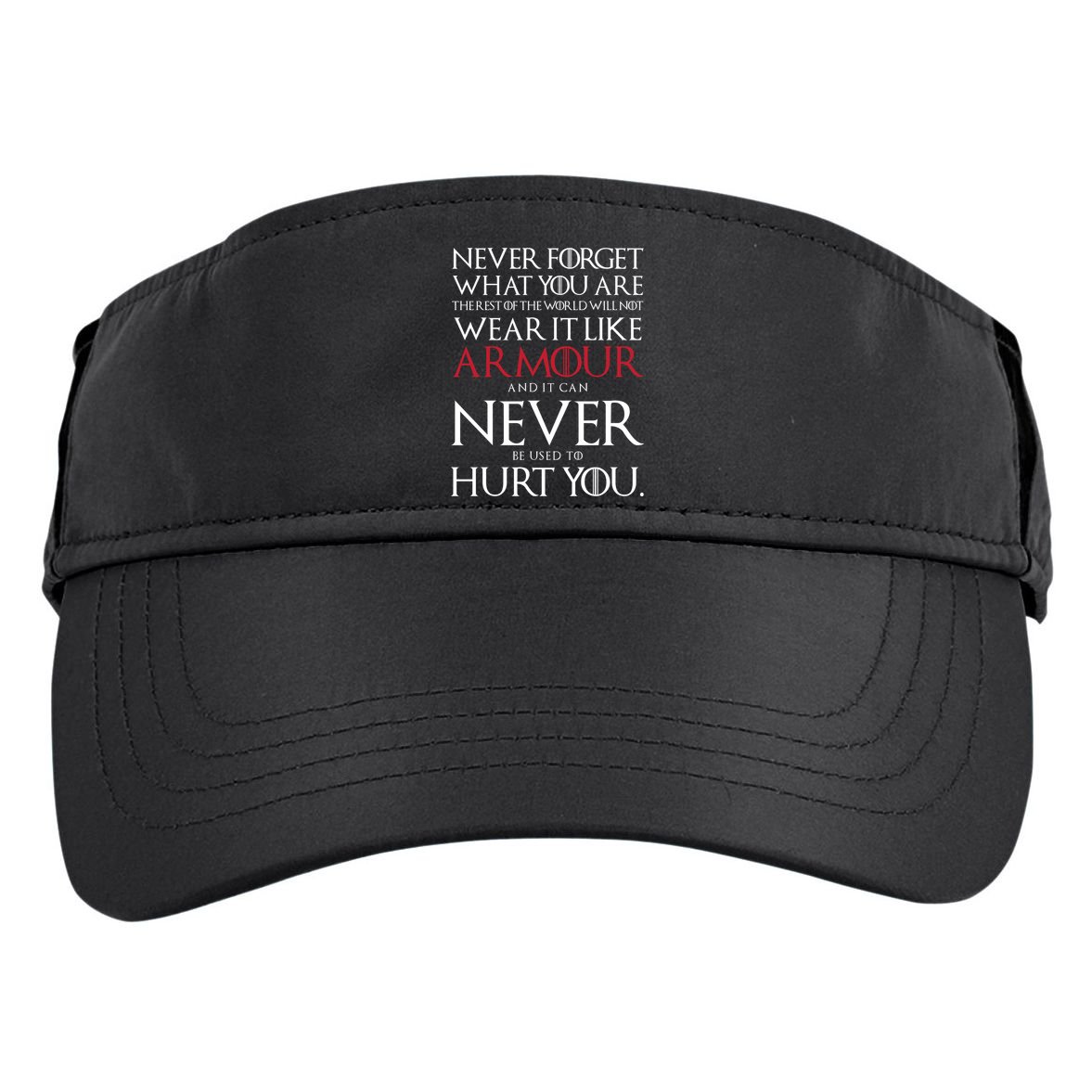 Wear It Like Armour Quote Adult Drive Performance Visor