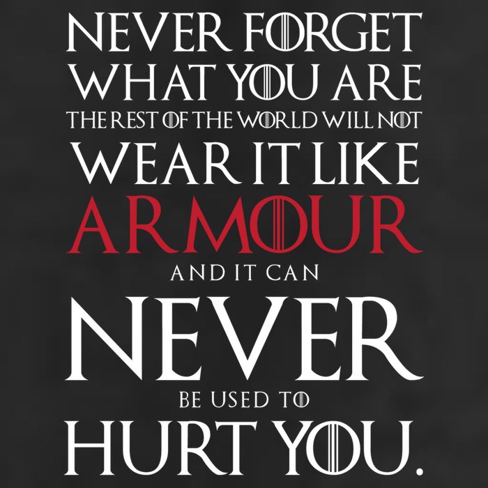 Wear It Like Armour Quote Adult Drive Performance Visor