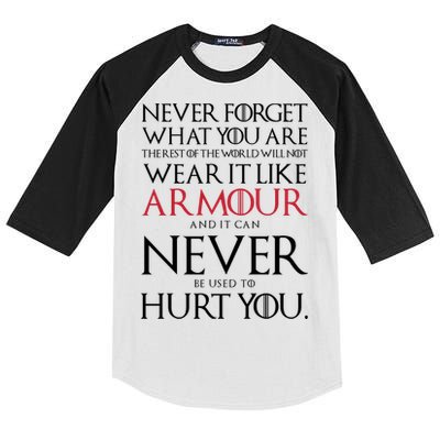 Wear It Like Armour Quote Kids Colorblock Raglan Jersey
