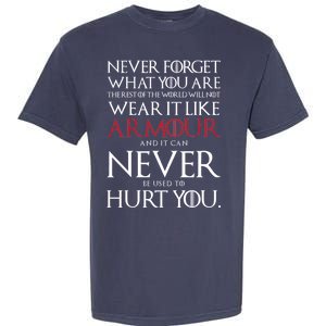 Wear It Like Armour Quote Garment-Dyed Heavyweight T-Shirt