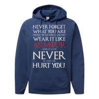 Wear It Like Armour Quote Performance Fleece Hoodie