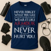 Wear It Like Armour Quote Cooling Performance Crew T-Shirt