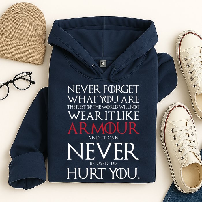 Wear It Like Armour Quote Hoodie