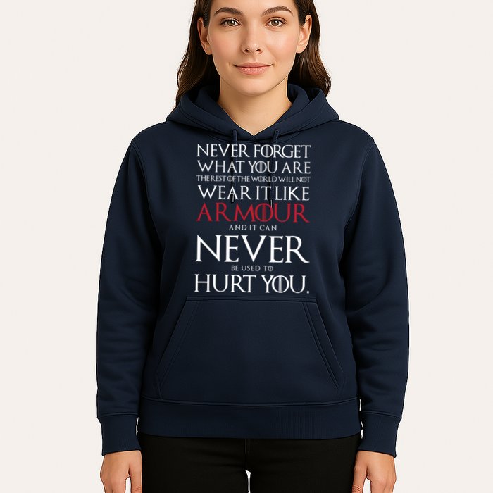 Wear It Like Armour Quote Hoodie