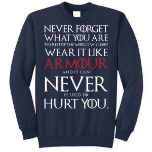 Wear It Like Armour Quote Sweatshirt