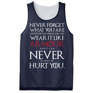 Wear It Like Armour Quote Mesh Reversible Basketball Jersey Tank