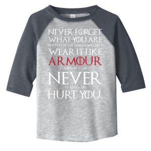 Wear It Like Armour Quote Toddler Fine Jersey T-Shirt