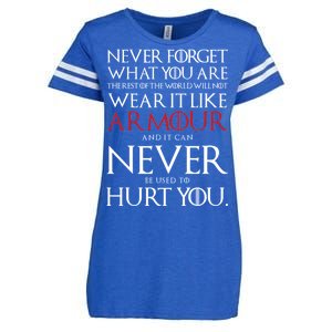 Wear It Like Armour Quote Enza Ladies Jersey Football T-Shirt