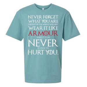 Wear It Like Armour Quote Sueded Cloud Jersey T-Shirt