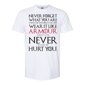 Wear It Like Armour Quote Softstyle CVC T-Shirt