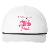 Wear Pin In October Breast Cancer Awareness Autumn Snapback Five-Panel Rope Hat