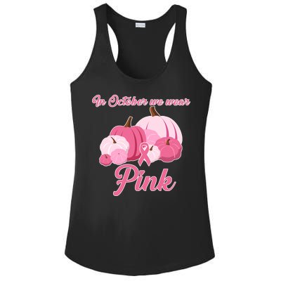 Wear Pin In October Breast Cancer Awareness Autumn Ladies PosiCharge Competitor Racerback Tank