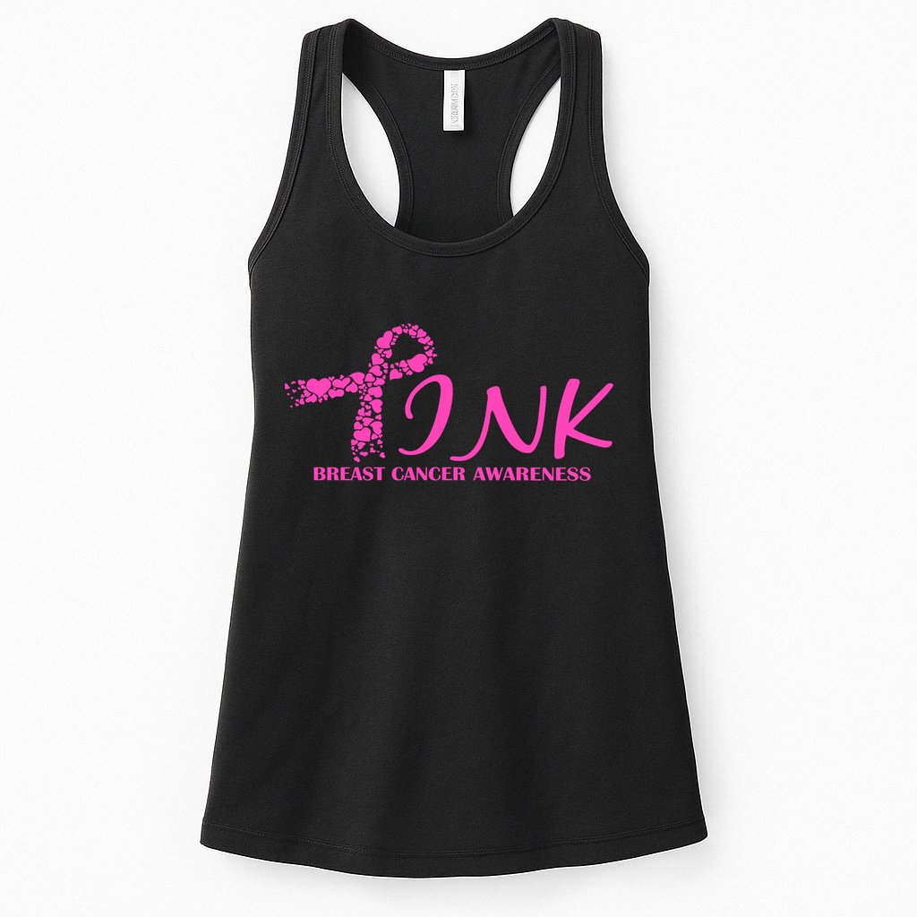 Wear Pink Breast Cancer Awareness Womens Tank Top